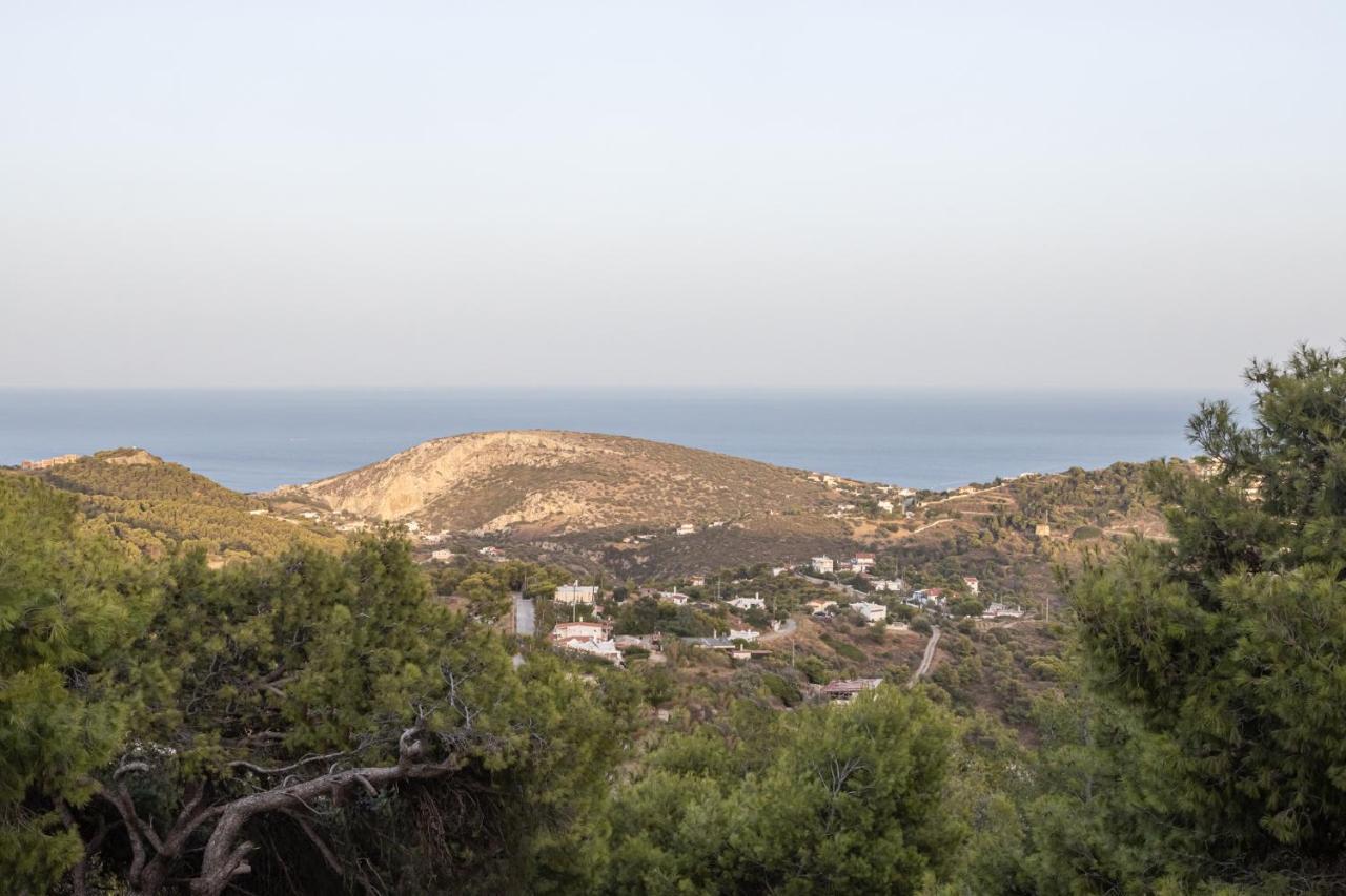 Mary'S Paradise Apartment With Panoramic Sea View To Kakia Thalassa And Daskalio Κερατέα Εξωτερικό φωτογραφία